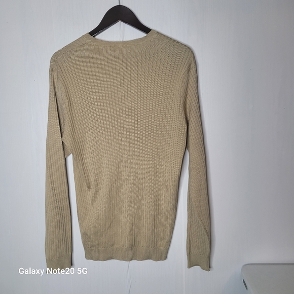 NWOT Ralph Lauren Purple Label Silk Ribbed Sweater Size Large - Picture 8 of 12